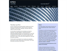 Tablet Screenshot of erenlaw.com